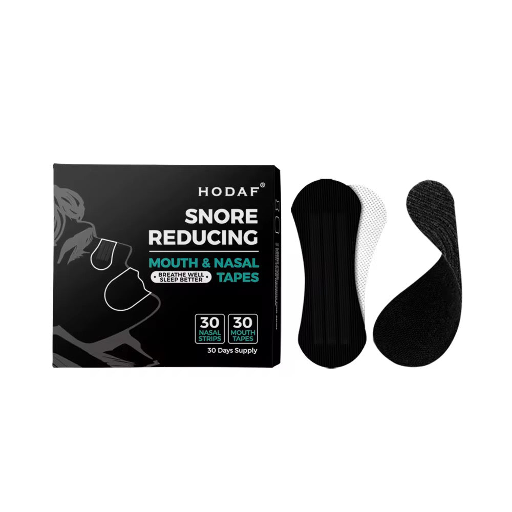 SNORE REDUCING MOUTH & NASAL TAPES