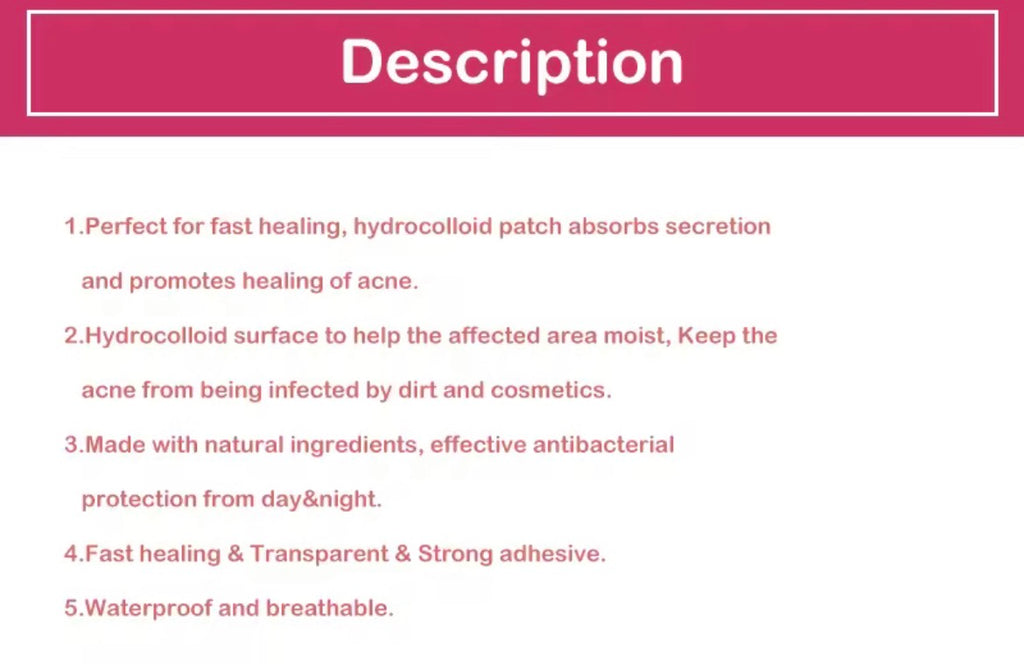 ACNE PIMPLE PATCH