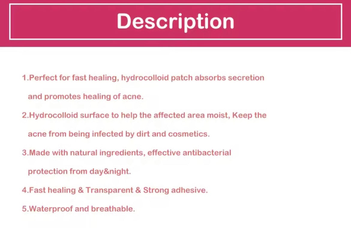 ACNE PIMPLE PATCH