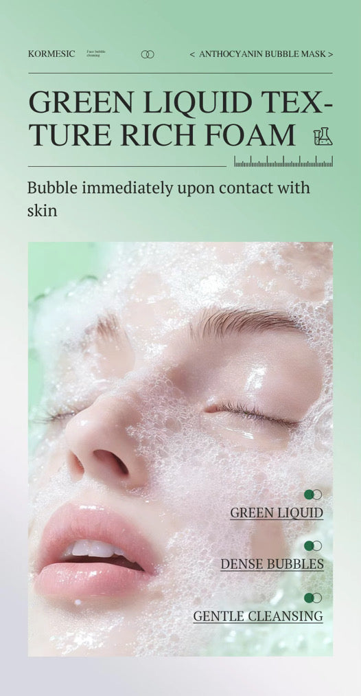 ANTHOCYANIN BUBBLE CLEAN MASK