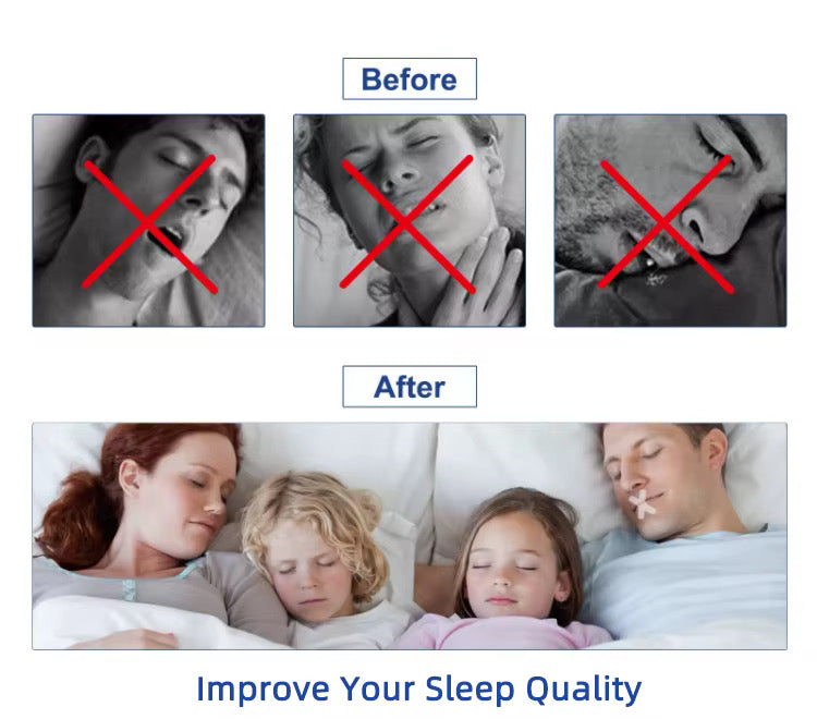 SNORE REDUCING MOUTH & NASAL TAPES