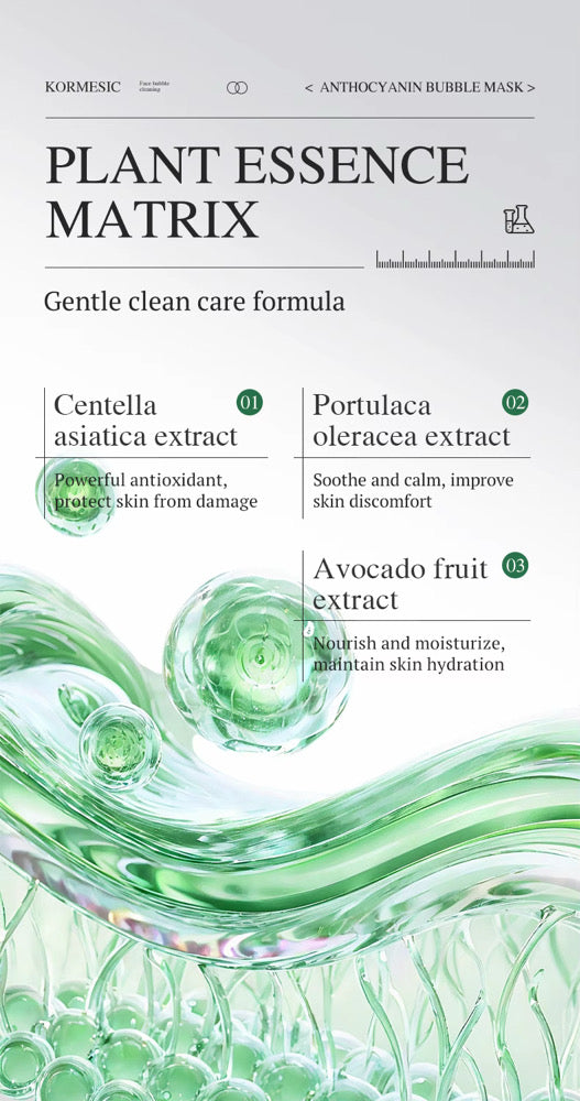 ANTHOCYANIN BUBBLE CLEAN MASK