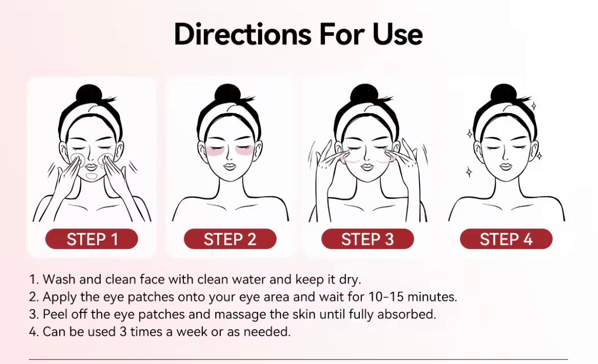 PEPTIDES HYDRA-GEL EYE PATCHES