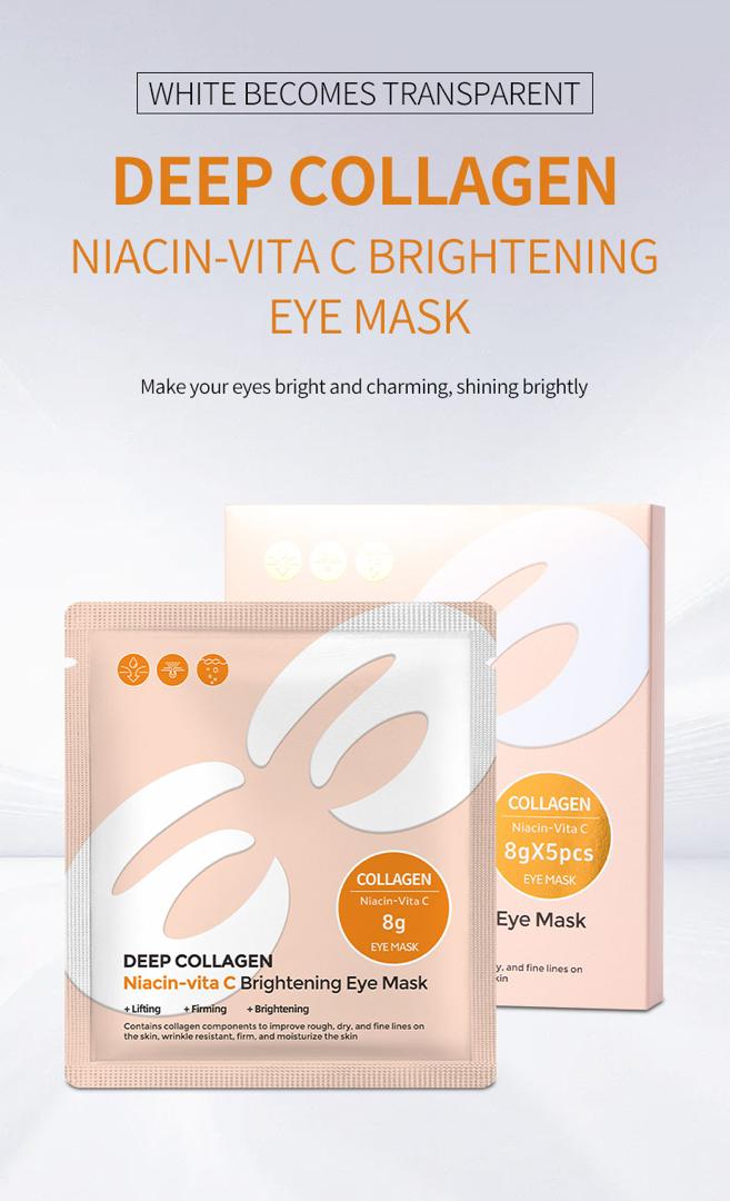 DEEP COLLAGEN NIACIN-VITA C BRIGHTENING EYE MASK