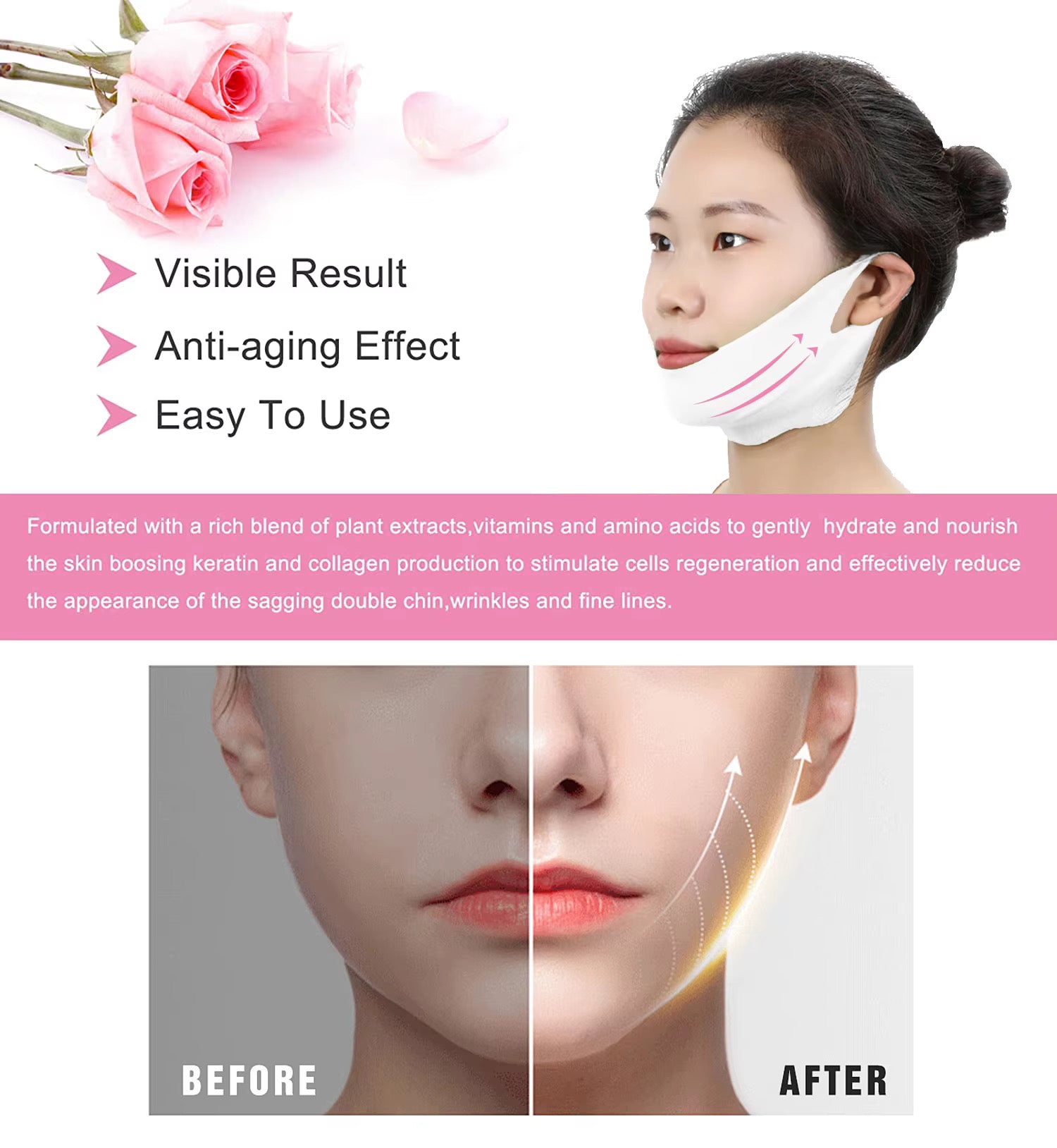 V-SHAPE LIFTING UP FACE MASK