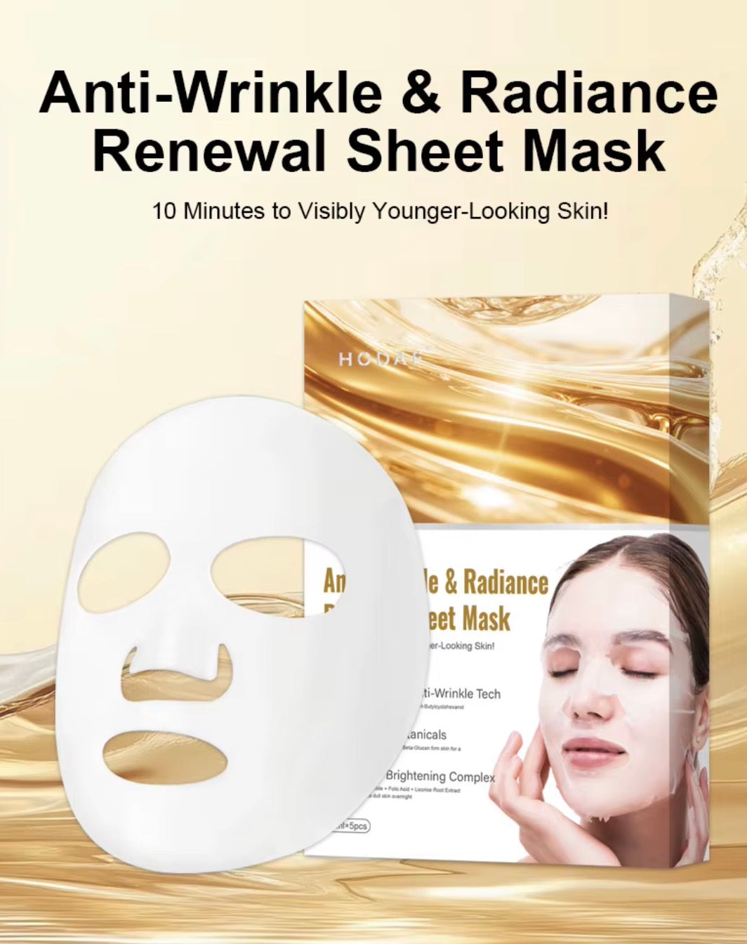 ANTI-WRINKLE & RADIANCE RENEWAL SHEET MASK