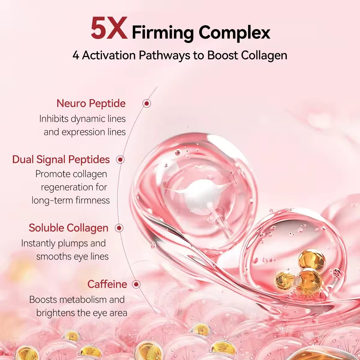 PEPTIDES HYDRA-GEL EYE PATCHES