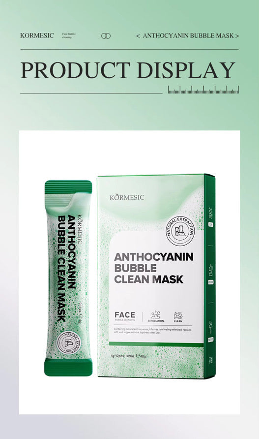 ANTHOCYANIN BUBBLE CLEAN MASK