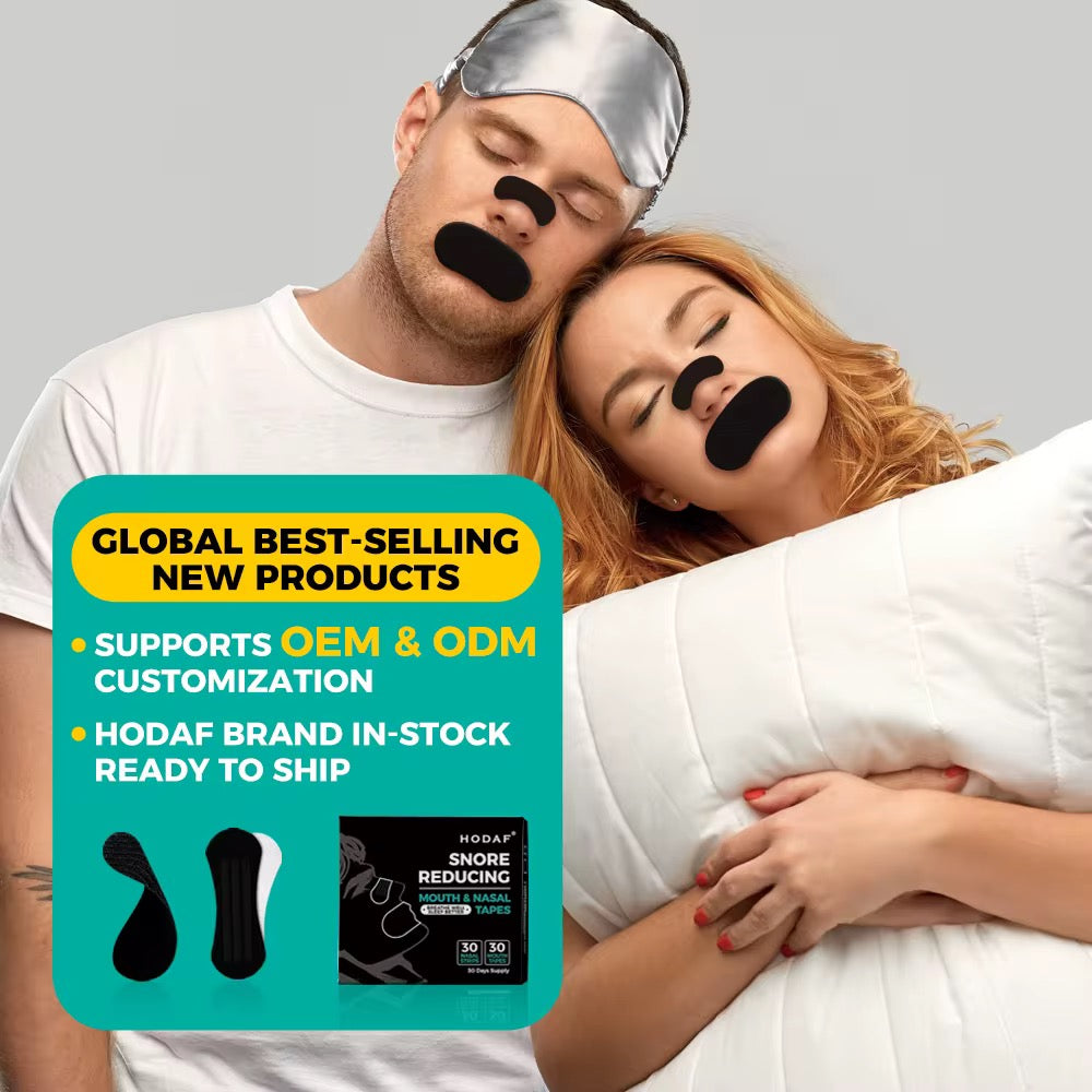 SNORE REDUCING MOUTH & NASAL TAPES