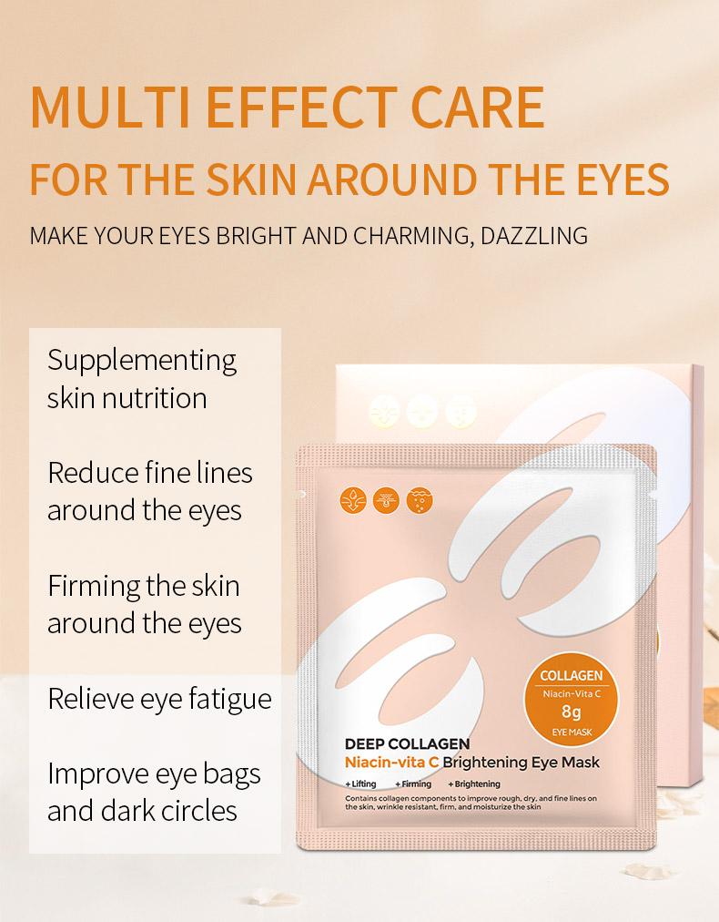 DEEP COLLAGEN NIACIN-VITA C BRIGHTENING EYE MASK